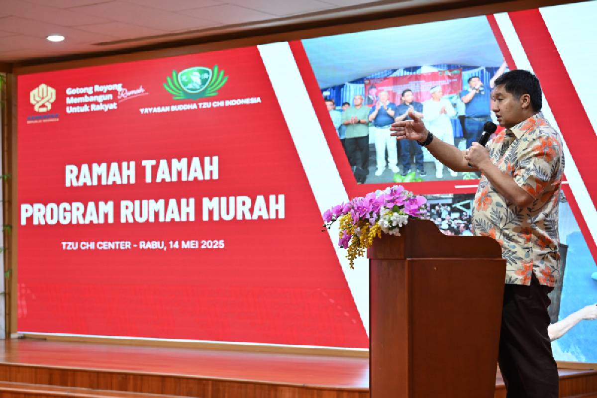 Menteri PKP Gaungkan Program Rumah Murah Bersama Tzu Chi dan Para Pengusaha