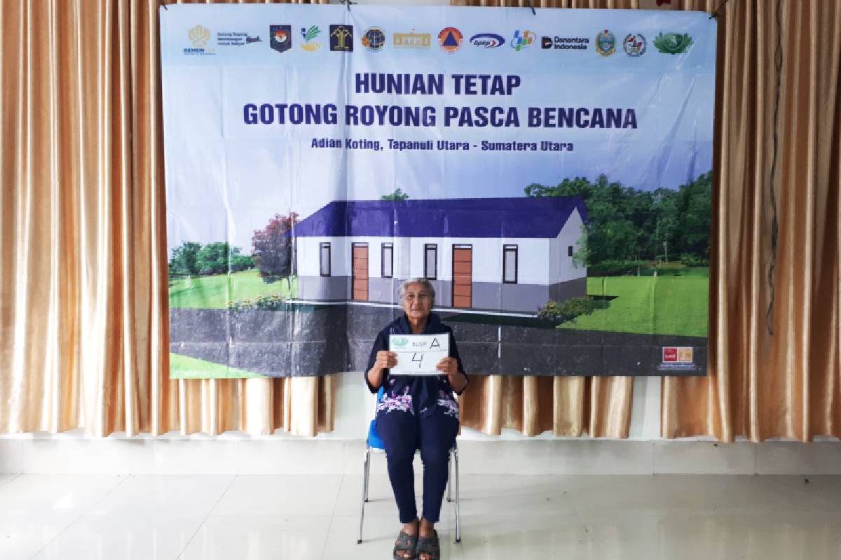 Harapan Baru dari Parsoran Nauli: Verifikasi dan Pengundian 70 Unit Hunian Tetap bagi Korban Bencana di Desa Adian Koting, Tapanuli Utara