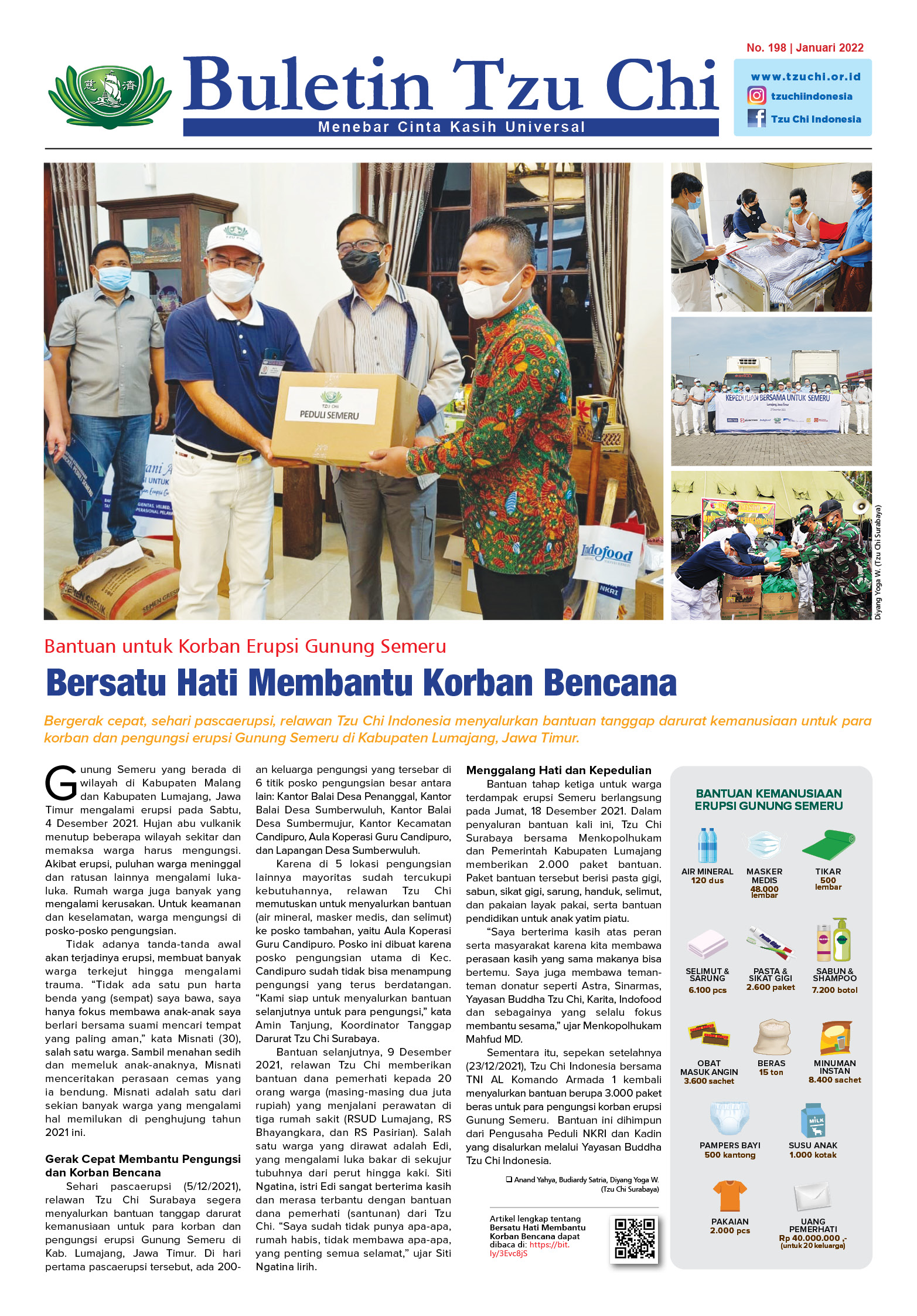 Buletin Tzu Chi Edisi 198 Januari 2022