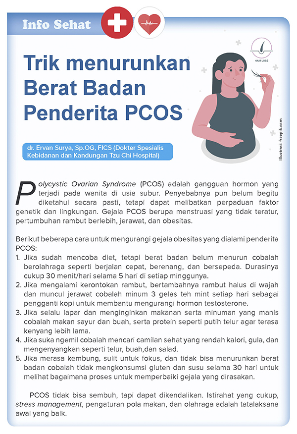 Trik Menurunkan Berat Badan Penderita PCOS