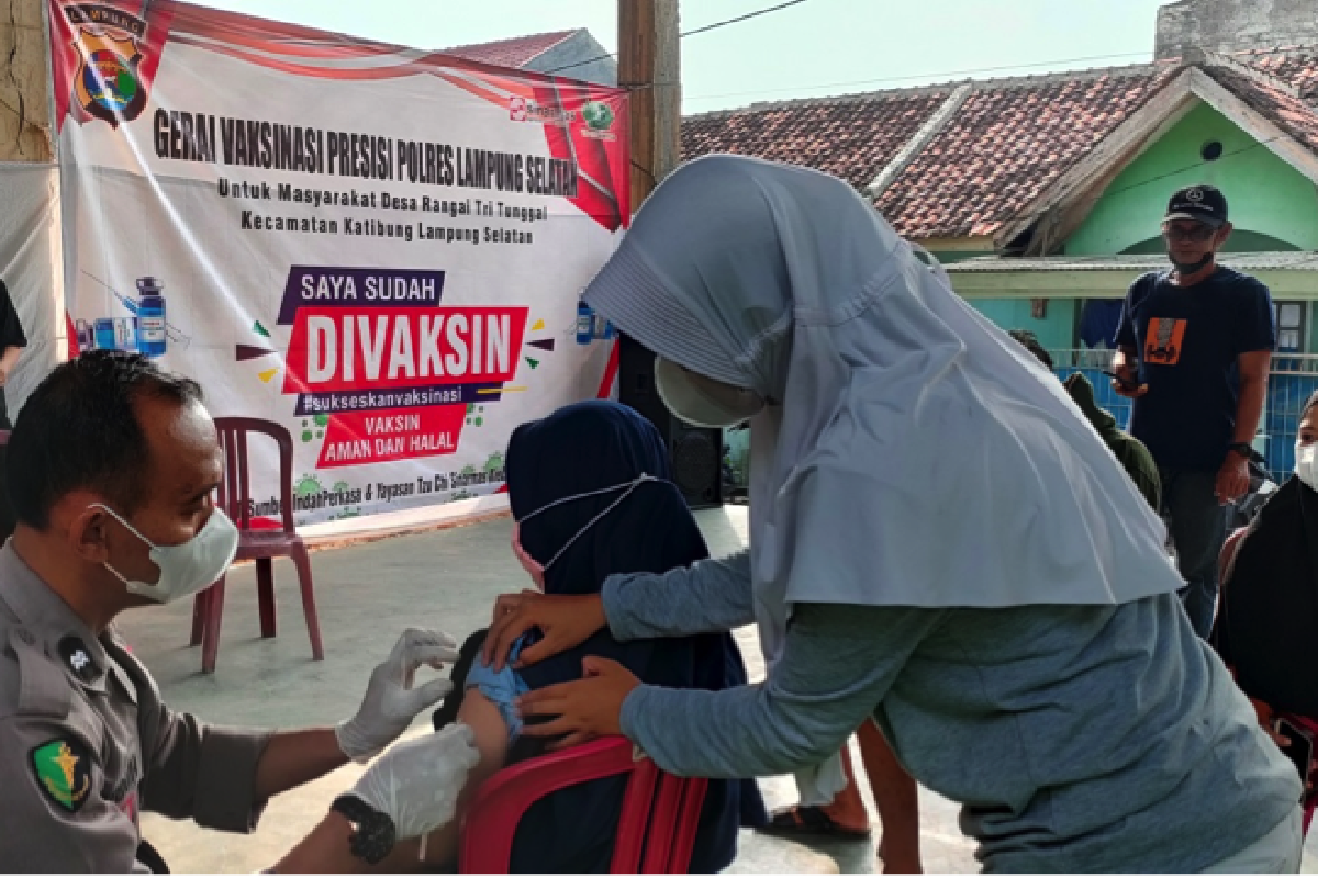 Tzu Chi Sinar Mas di Lampung Gelar Vaksinasi