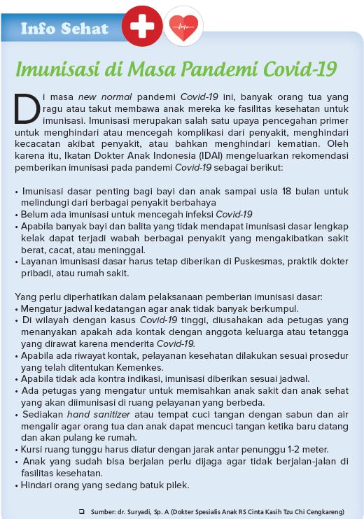 Imunisasi di Masa Pandemi Covid-19