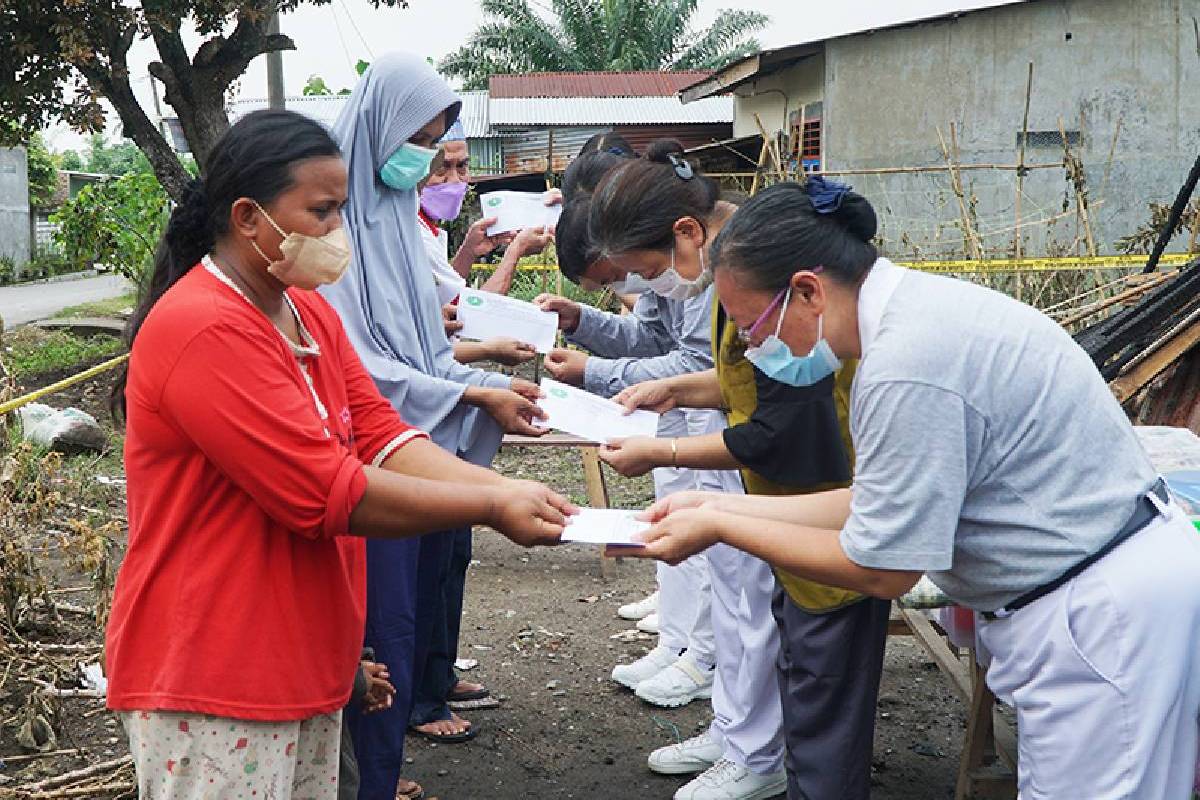 Perhatian untuk Korban Kebakaran di Deli Serdang