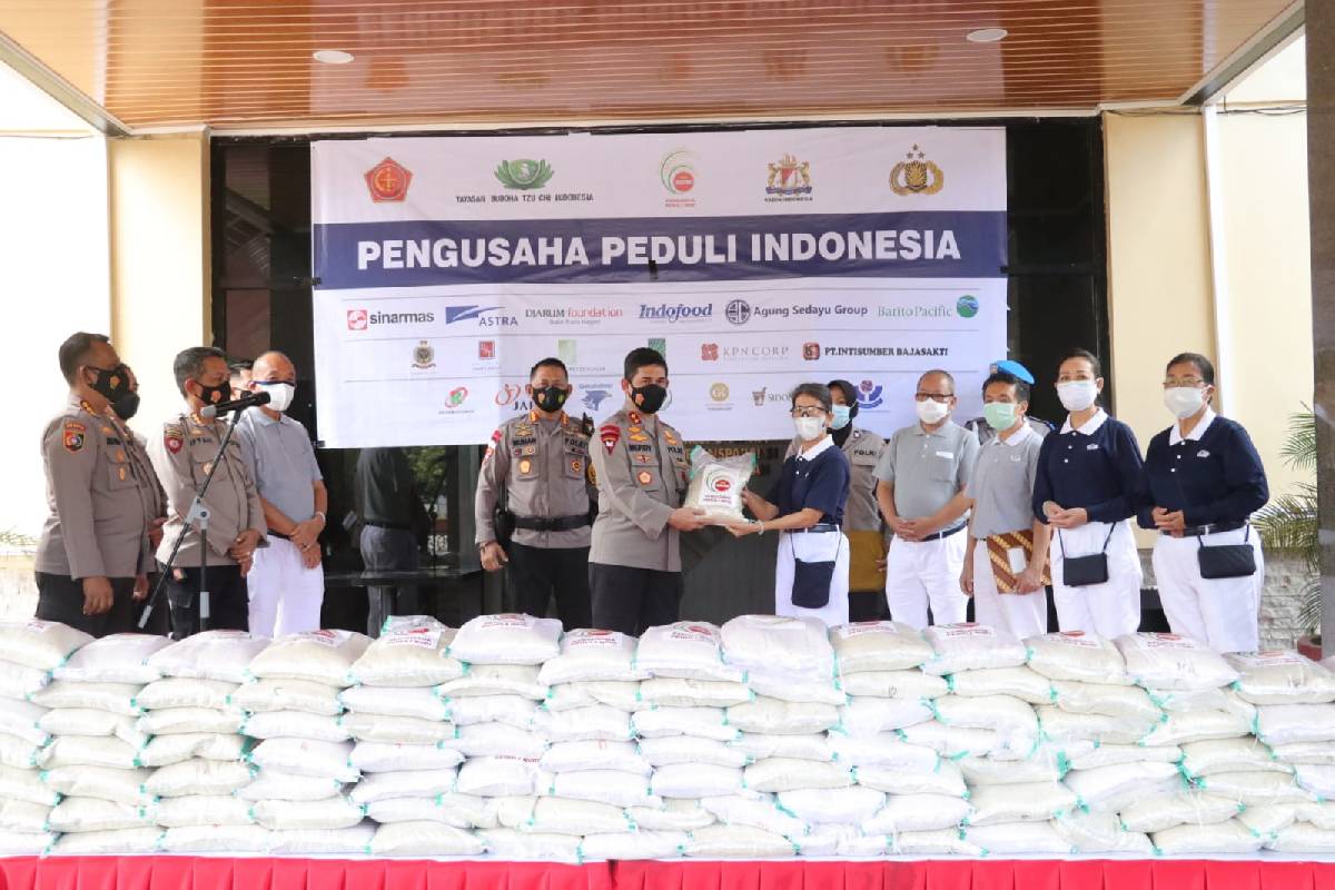 Bantuan Beras 200 Ton di Sulawesi Selatan