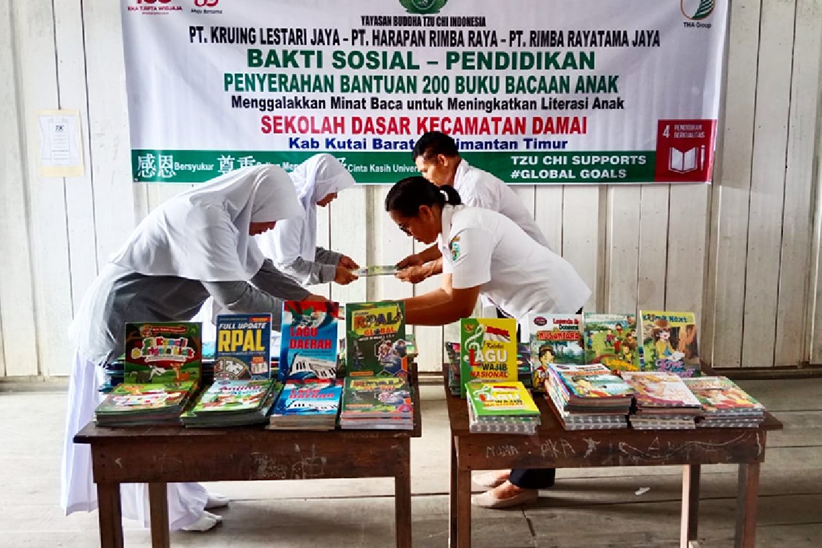 Dukungan Literasi bagi Siswa SD Bermai 012