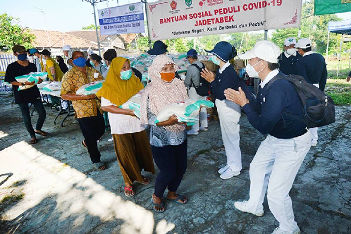 Bantuan Sosial Peduli Covid-19 di Desa Lemo