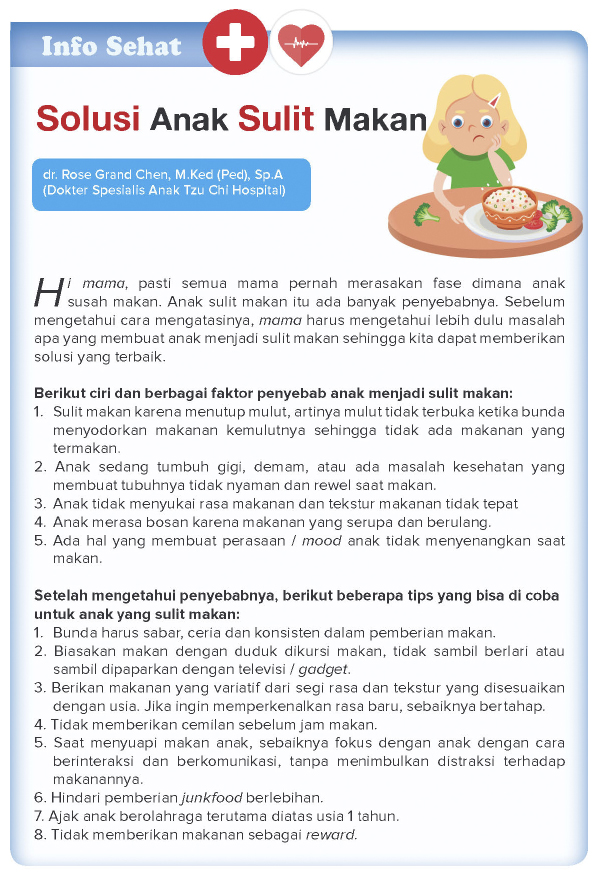 Solusi Anak Sulit Makan