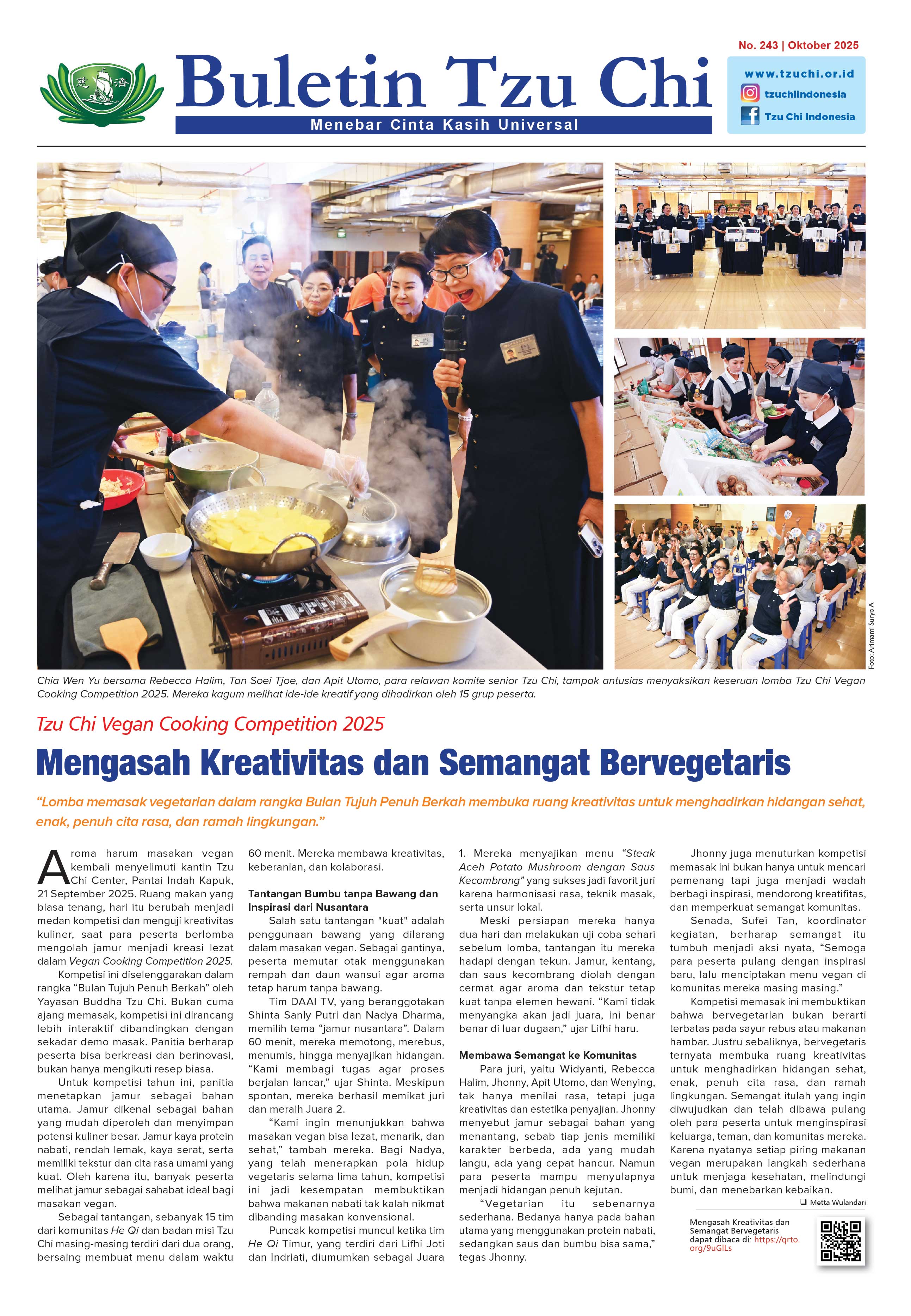 Buletin Tzu Chi Edisi 243 Oktober 2025