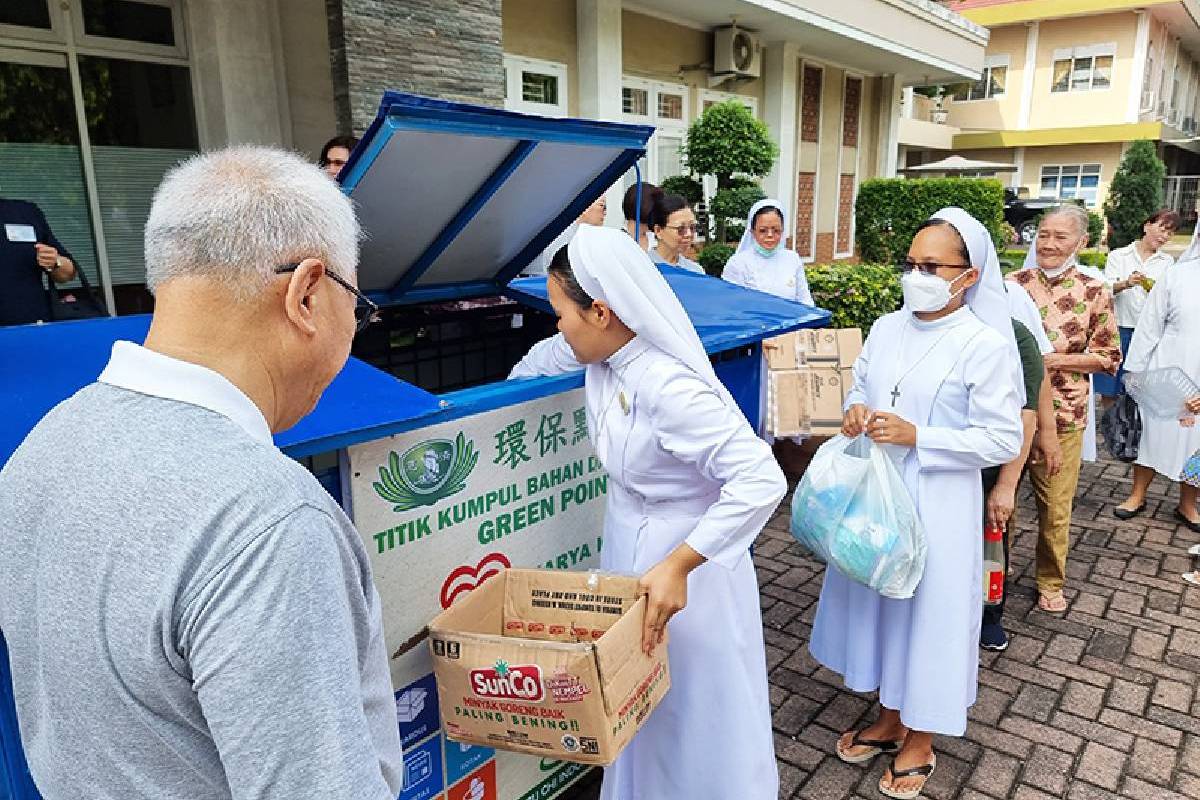 Titik Green point di Panti Jompo Karya Kasih Diresmikan