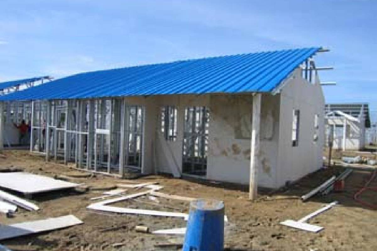 Perkembangan Pembangunan rumah Cinta Kasih di Desa Panteriek, Banda aceh 