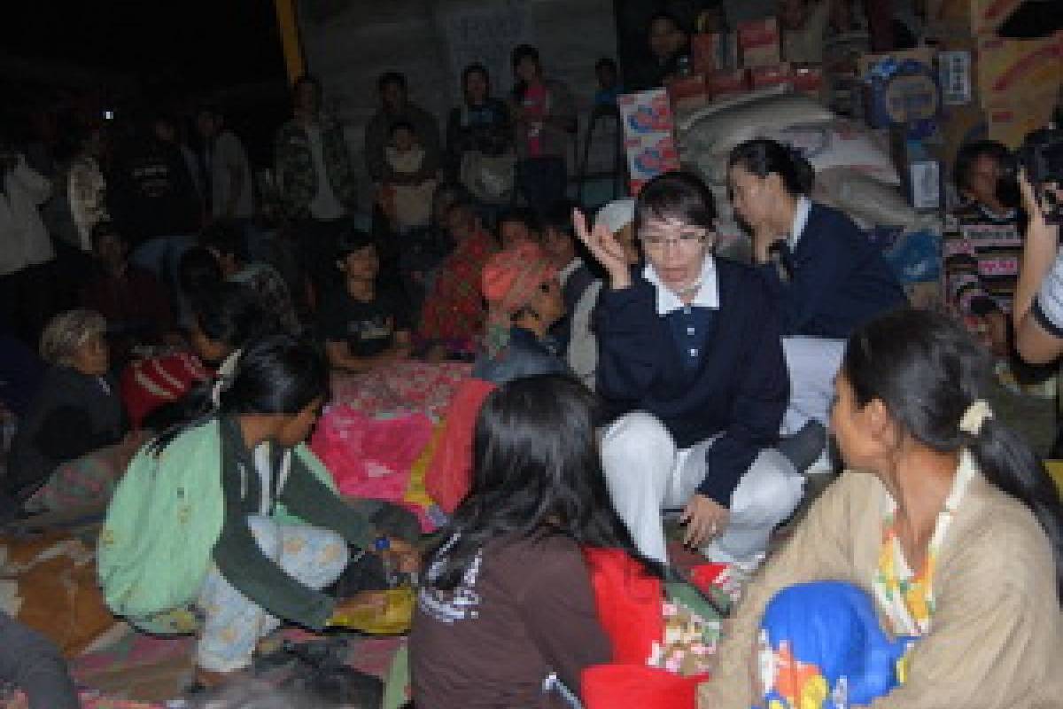 Bantuan Darurat Letusan Gunung Sinabung