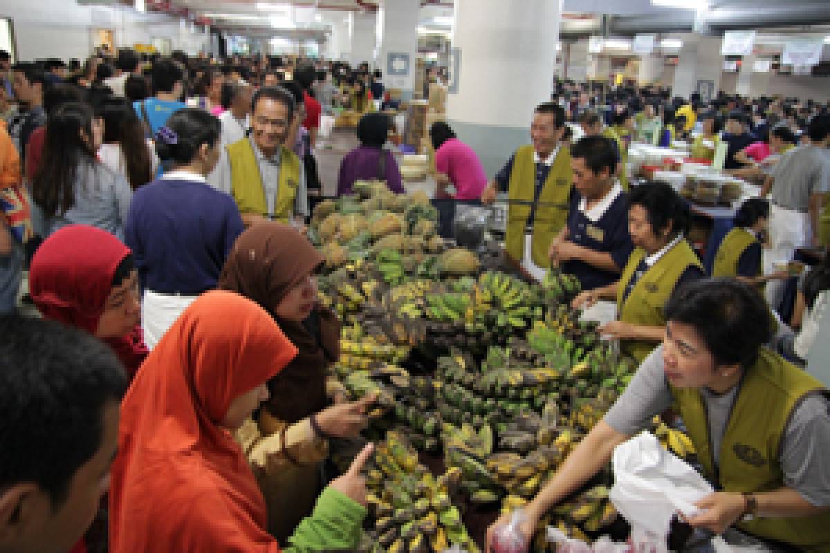 Bazar Vegetarian:  Partisipasi Stan Luar Kota